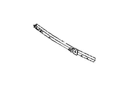 Mopar 55362962AC Channel Door Glass 55362962AC Mopar Channel Door Glass Illustration 1 of 1