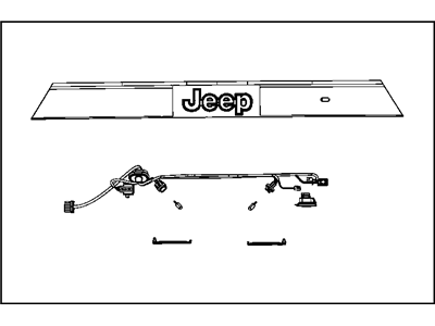 Jeep 68086771AD APPLIQUE License Lamp