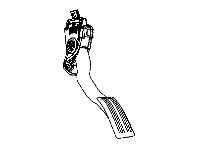 Mopar 53034004AB Pedal Accelerator With Sensor