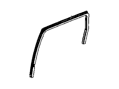 Jeep 55394054AE WEATHERSTRIP Door Glass