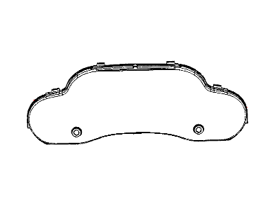 Mopar 68216125AA Mask And Lens Instrument Cluster