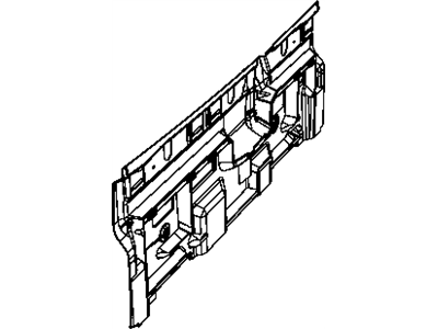 Mopar 55361486AA Silencer Panel Inner Cab Panel Inner Silencer