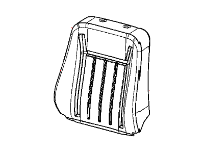 Dodge 1MR451HTAA COVER Front Seat Back