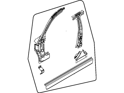 Mopar 5008727AD Panel Bodyside Aperture Inner
