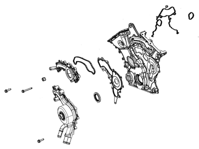 4893938AD Mopar Cover Chain Case Illustration 1 of 1