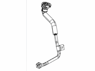 Mopar 68084493AD Tube Assembly Pressure Diesel Downstream, Front