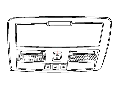 Chrysler 1RC69DX9AC CONSOLE Overhead