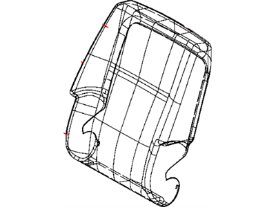 Mopar 1RB522DVAA Cover Front Seat Back