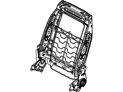 Jeep 4610146AB FRAME Front Seat Back