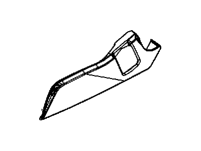 Dodge 1LR01DX9AA SHIELD Seat Adjuster