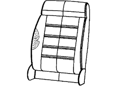 Mopar 6FV52XR4AB Cover Front Seat Back