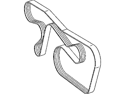 Dodge Sprinter 3500 Drive Belt - 68012436AA