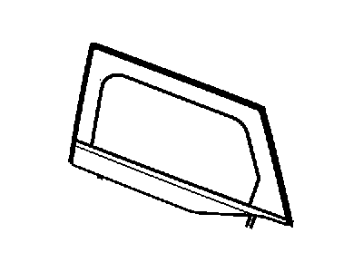 Mopar 1HG28SX9AA Window Half Door Mopar 1HG28SX9AA Window Half Door