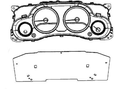 Jeep 56054402AF CLUSTER Instrument Panel