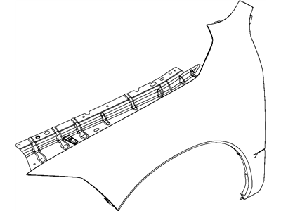 Ram 68054339AI PANEL Fender
