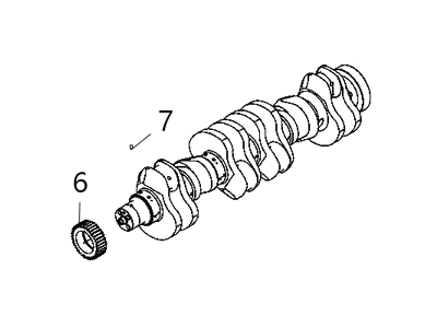 Ram Crankshaft - 68569167AA