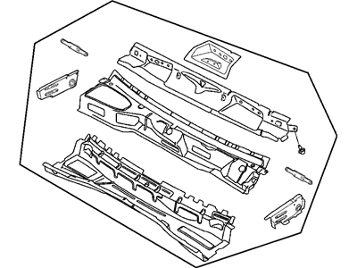 Mopar 55176767AG Panel Plenum Complete