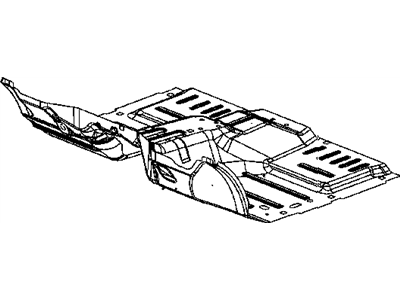 Mopar 55362392AC Pan Front Floor