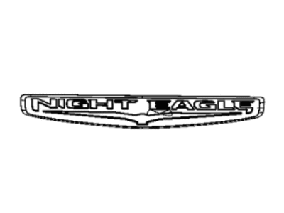 Mopar 68418943AB Nameplate Liftgate Night Eagle