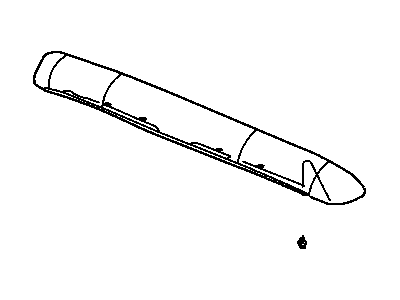 Dodge 82209813 SHIELD KIT Air - Front Consists of: Shield, 4 Fasteners and Gumdrops