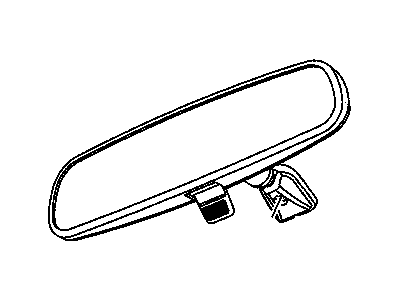 Mopar 4806227AC Mirror Inside Rearview