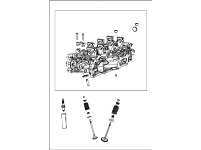 Jeep RL227451AA HEAD Cylinder With Valves