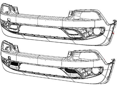 Jeep 68232097AB FASCIA Front Lower