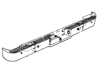 1992 Dodge Dakota Bumper - 52006325