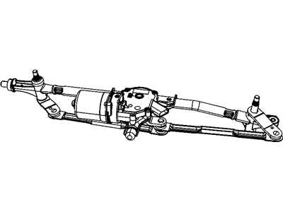 Mopar 68028446AA Motor Package Front Wiper