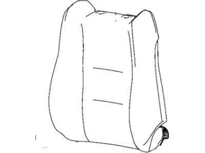 Jeep 6KF19DX9AA COVER Front Seat Back