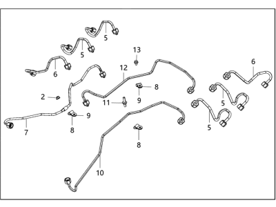 Jeep 68211306AA TUBE KIT Fuel Supply