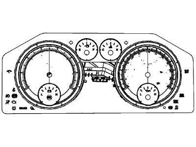 Ram 68242854AB CLUSTER Instrument Panel