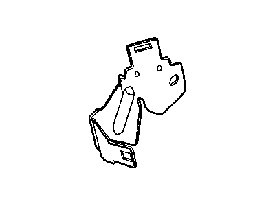 Mopar 4760739AB Bracket Battery Wiring Solenoid Bracket