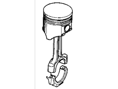 Mopar 4884536AC Piston Pin And Rod
