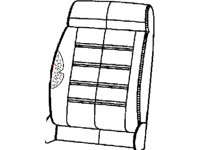 Mopar 5MG88VT9AA Cover Front Seat Back