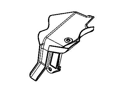 Mopar 53013815AA Splash Guard Engine Oil 53013815AA Mopar Splash Guard Engine Oil Illustration 1 of 1