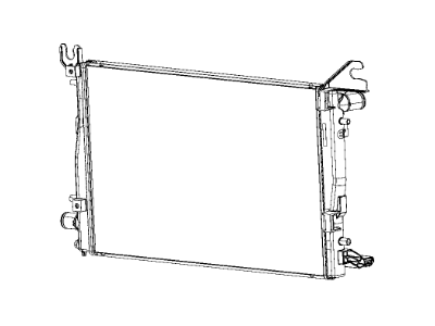 Mopar 52014721AA Radiator Engine Cooling Mopar 52014721AA Radiator Engine Cooling