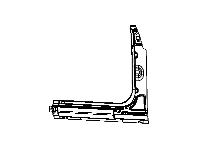 Mopar 55397010AD Panel Bodyside Aperture Front