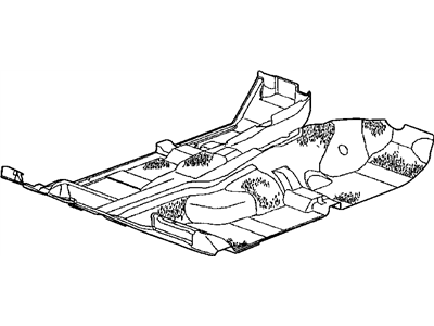 Mopar 5GF83XDVAF Carpet Front Floor 5GF83XDVAF Mopar Carpet Front Floor Illustration 1 of 1