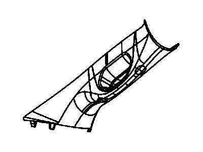 Ram 1DX48BD1AB MOLDING A PILLAR