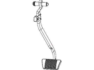 Mopar 4581698AA Pad Brake Pedal