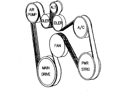 Dodge 53010296 Serpentine Belt