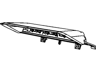 Mopar 5028782AA Lamp Center High Mounted Stop