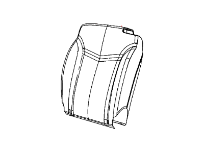 Mopar 1UM95HL1AA Cover Front Seat Back
