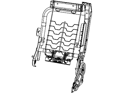 Chrysler 68024723AA FRAME Front Seat Back