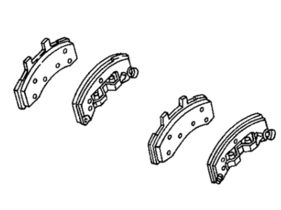 Mopar BHKH5585 Pad Kit Front Disc Brake