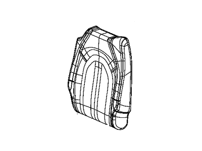 Chrysler 6ED03DX9AA COVER Rear Quad Seat Back