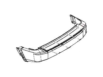 Jeep 68036210AA FASCIA Rear