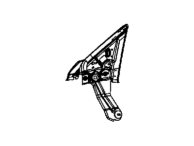 Chrysler 5008876AD CHANNEL Front Door Glass