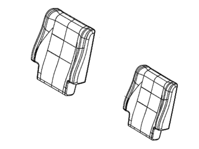 Mopar 6VK24JRRAA Cover Rear Seat Back 2ND Row Mopar 6VK24JRRAA Cover Rear Seat Back 2ND Row
